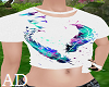 Feather Crop Top