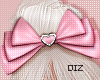 !!D Head Bow Pinky