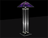 Steel/Purple Floor Lamp