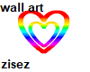 !z!Pride heart neon art