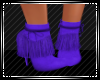 Purple Fringed Boots