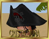 Black pirate hat