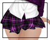 Skirt pleated-purple