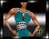 (F) Pf turquoise dress