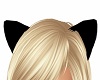 SL Black Fur Ears