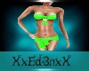 #E#Seaside Bikini Green