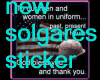 NEW SOLGARES STICKER