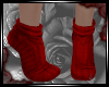 + Knitted Socks Crimson