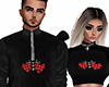 couple sweat suit*F