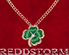 4 Leaf Clover gold chain