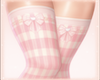 ♥Pink Gingham Socks♥
