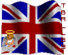 animated UK flag sticker