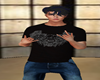 fancy skull tee