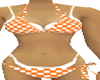 bikini gongham orange