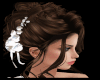 Bridal Hair with Roses