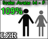 Scaler Avatar M - F 109%