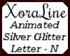(XL)Silver Glitter - N