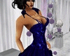 Salvia Blue Sexy Dress
