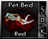 #SDK# Pet Bed Red