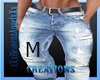 Med Jeans Faded Blue