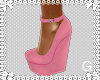 G l Pink Wedge Heels