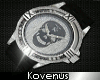 (Kv) Diamond Skull Watch
