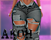 $^ Dark Gray Baggy Jeans