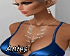 *A* Earring Gold & Pearl