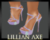 [la] Lilac Holo heels