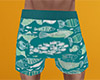 Fish Pajama Shorts 4 (M)