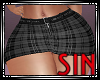 Plaid Skirt - Black