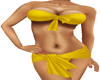 ~B~ Bikini w/Wrap Yellow