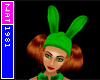 (Nat) Green Rabbit Hat