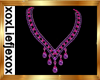 [L] Purple Pink nacklace