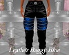 Leather Baggy Blue