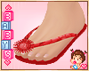 ✿ Kids Red Sandals