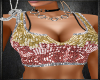 Sequin Top Red/Yellow