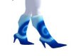 blue swirl boots