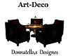 art-deco chat table