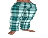 Teal Plaid Male Pants v5