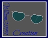 Teal Heart Sunglasses