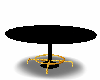 Black circle table