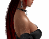 sensual red long hair