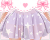 stars cute purple skirt