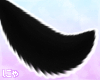 N' Black Fluffy Fox Tail