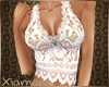 [X] White Lace Tank