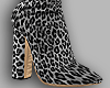 E* Gray Leopard Boots