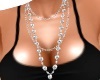 diamonds long necklace
