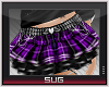 Sug* Purple Plaid Skirt