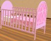 (dd) pink girls crib cot